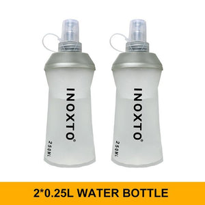 INOXTO Soft Water Bottle Bag Outdoor Running Sports Mountain Biking Large Capacity Multifunctional Sports - OUTDOOR INOXTO