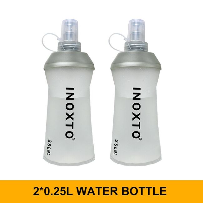 INOXTO Soft Water Bottle Bag Outdoor Running Sports Mountain Biking Large Capacity Multifunctional Sports - OUTDOOR INOXTO