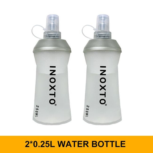 500ml Premium Soft Flask Collapsible Running Water Bottle (Set of