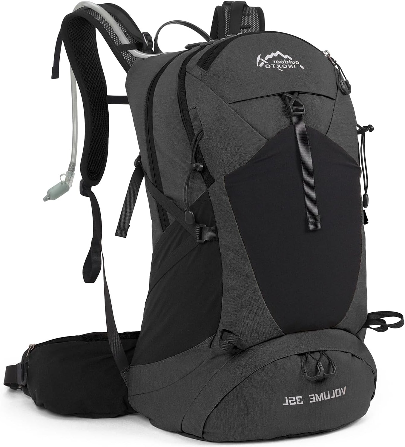 allintitle big hiking backpack INOXTO 35L Mountaineering Backpack Light Green