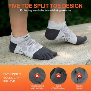 INOXTO Running Toe Socks-4 Pairs COOLMAX® - OUTDOOR INOXTO
