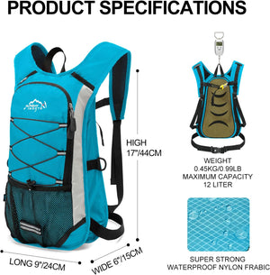 INOXTO 16 Hydration Pack Backpack, Lightweight Water Backpack for Outdoor Trail Marathon Race Cycling - OUTDOOR INOXTO