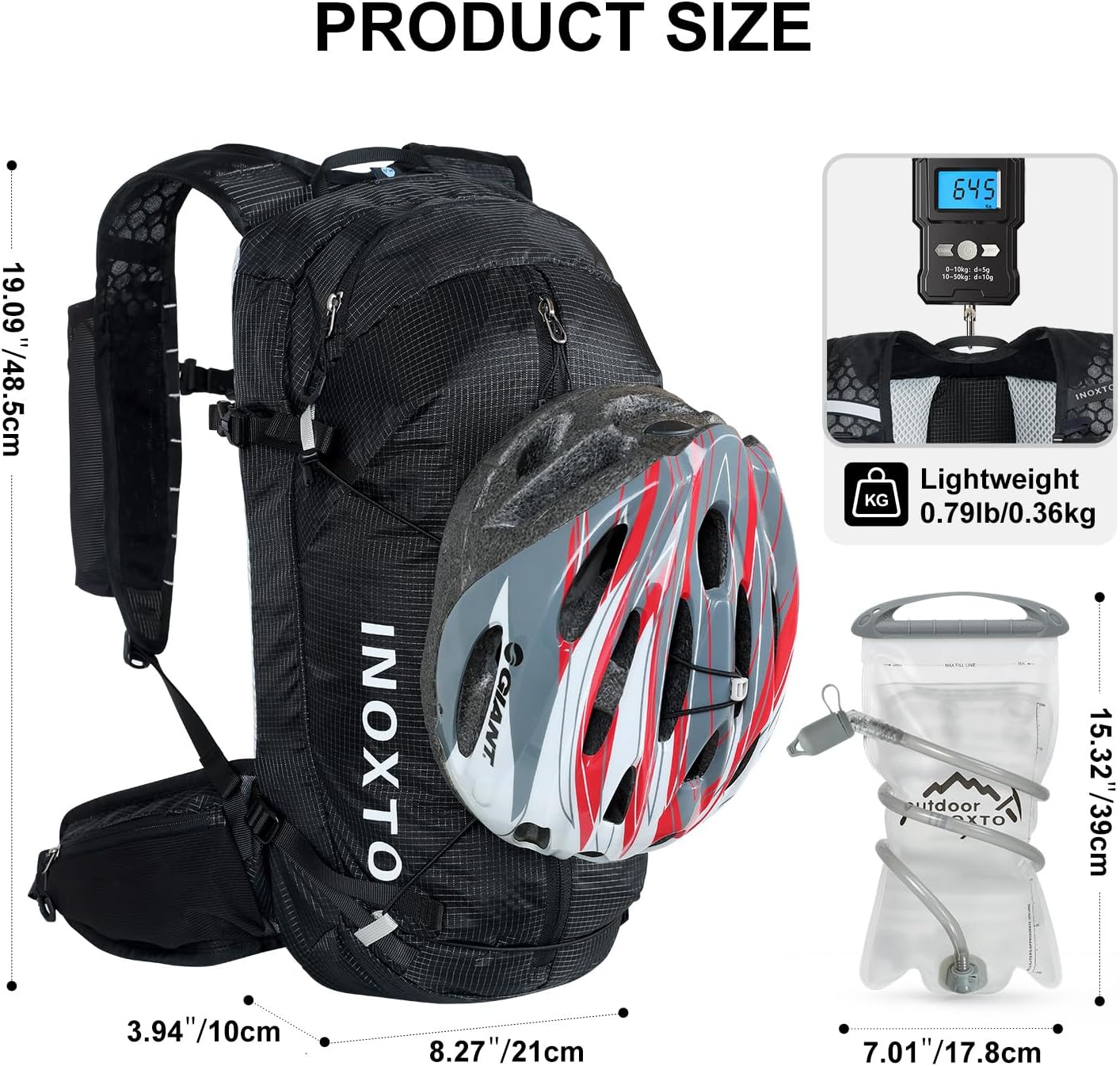 Sac à dos de randonnée polyvalent INOXTO 20L