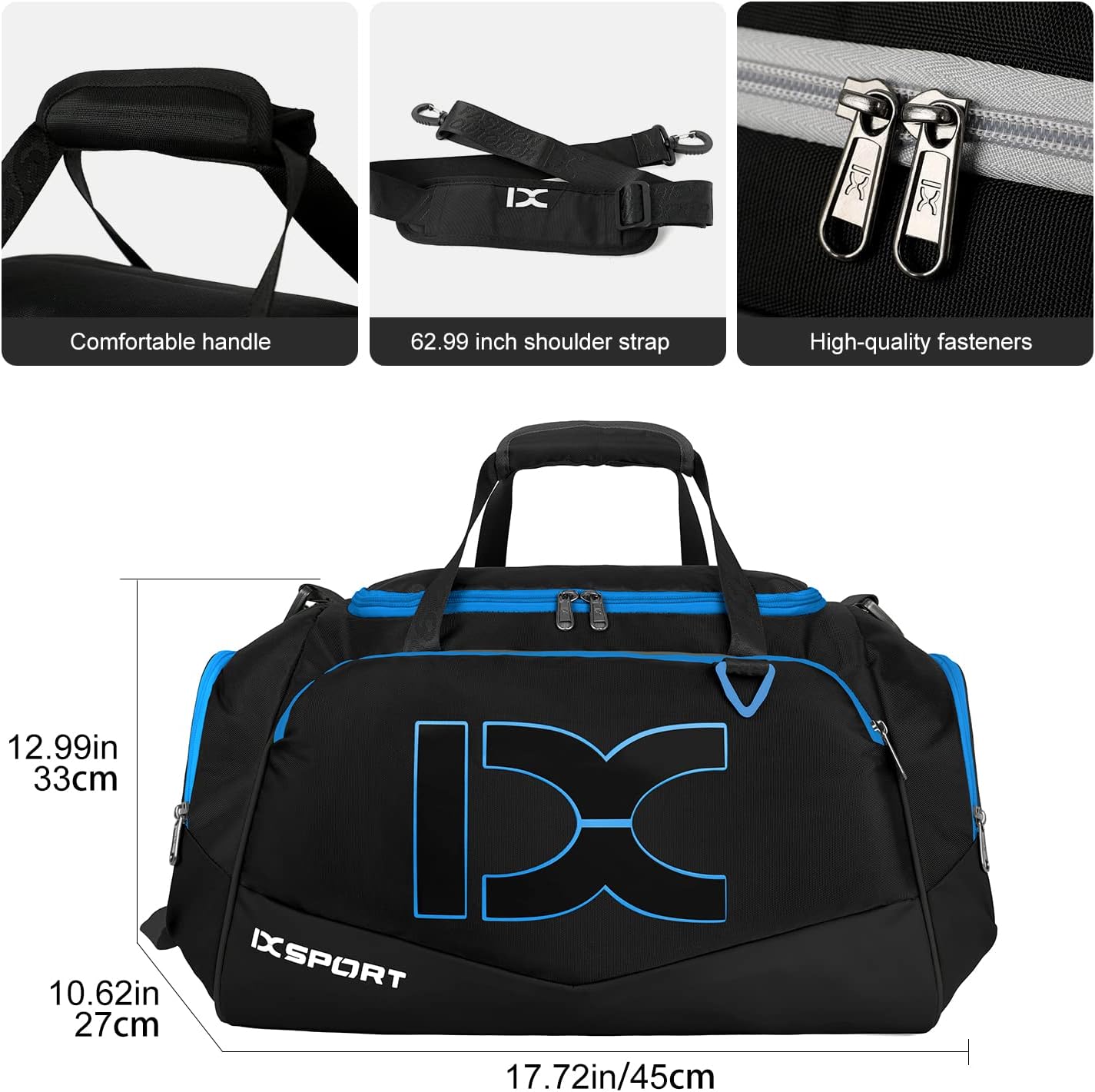 INOXTO Travel Duffel Bag, Sport Gym Bag - OUTDOOR INOXTO