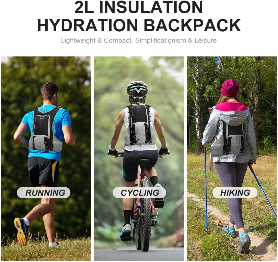 INOXTO Hydration Pack Backpack Daypack for Cycling Motocross Climbing Trail Running - OUTDOOR INOXTO