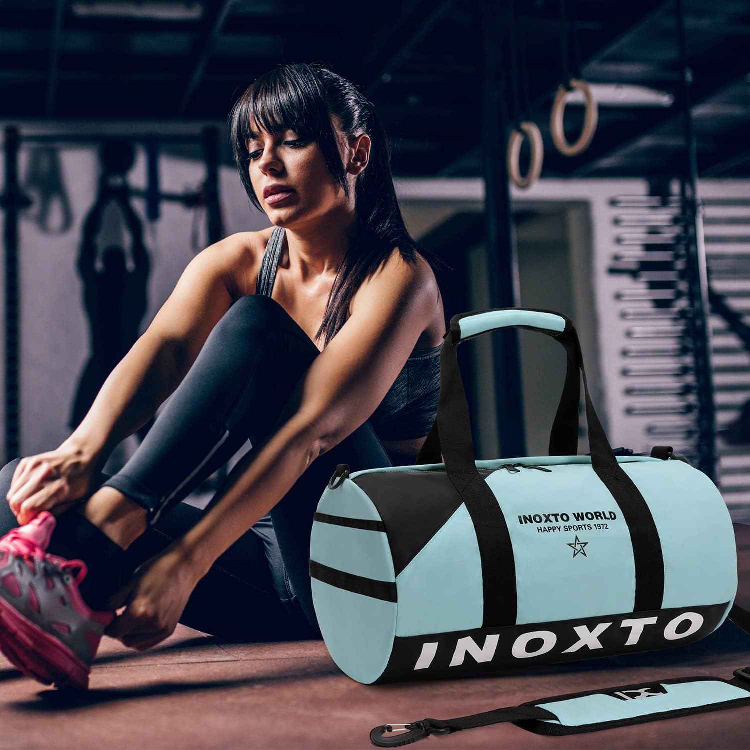 INOXTO Gym Bag, Small Sport Duffel bag - OUTDOOR INOXTO