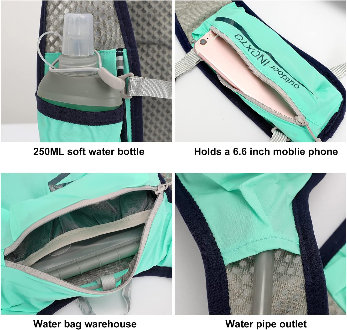 INOXTO Running Hydration Vest Backpack - OUTDOOR INOXTO