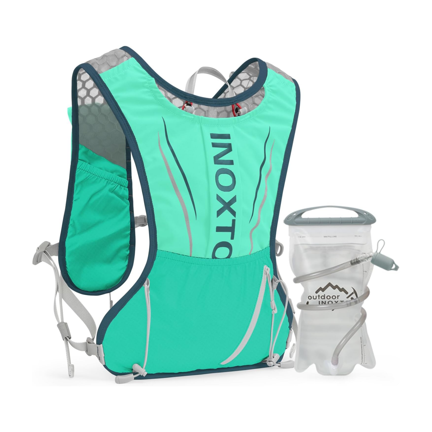 INOXTO Running Hydration Vest for Men Women - OUTDOOR INOXTO