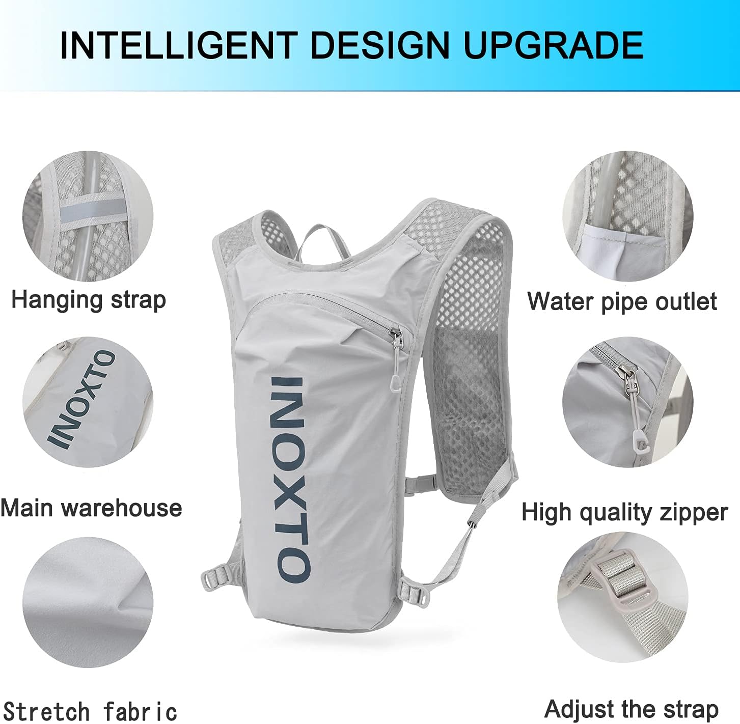 INOXTO Running Hydration Vest Backpack - OUTDOOR INOXTO