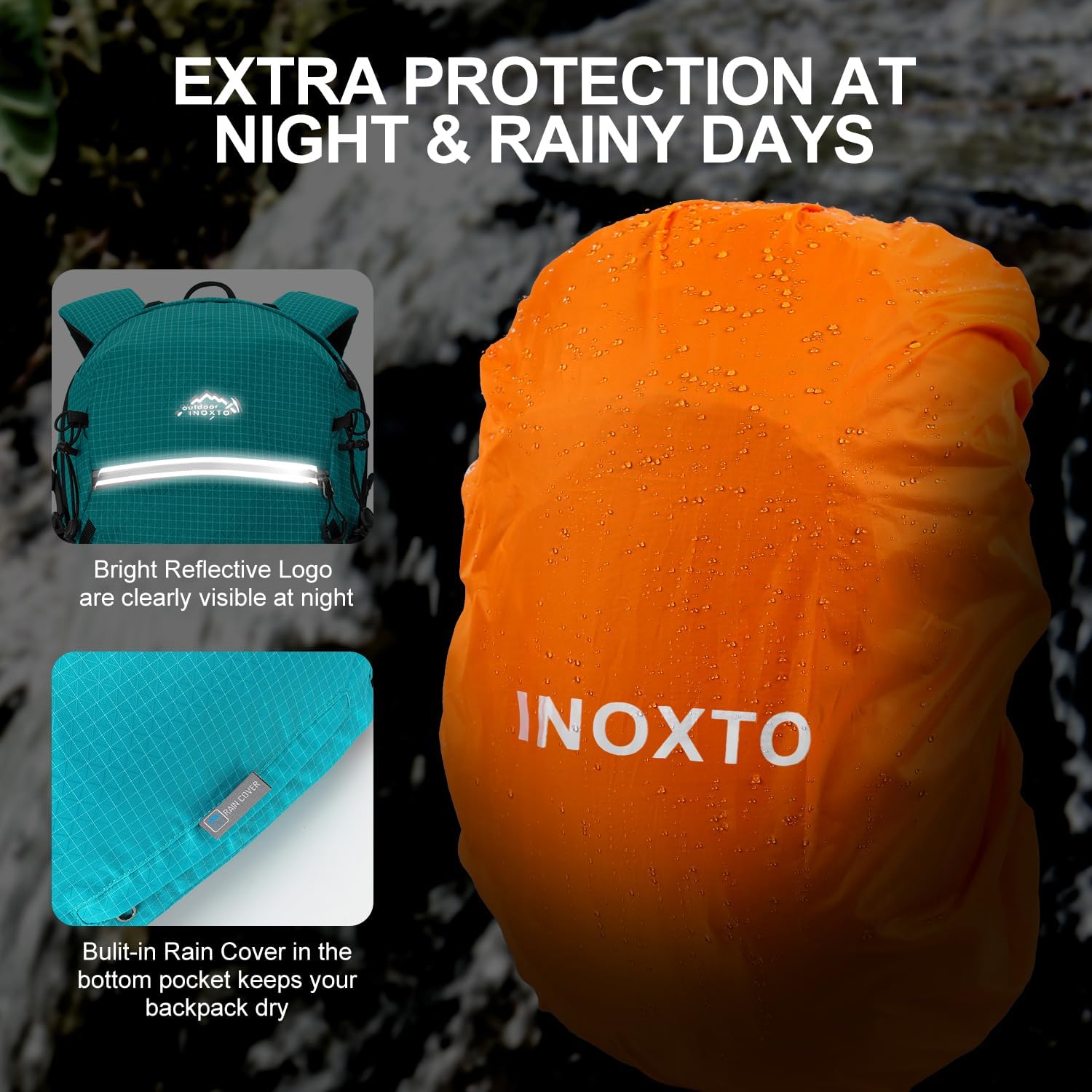 25l backpack rain cover for Backpacks BlackBriar USA it encloses backpacks with a volume of 15 to 25 liters RAIN COVER FOR 70L |