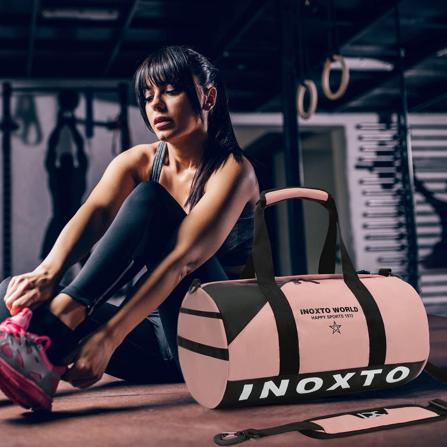 INOXTO Gym Bag, Small Sport Duffel bag - OUTDOOR INOXTO