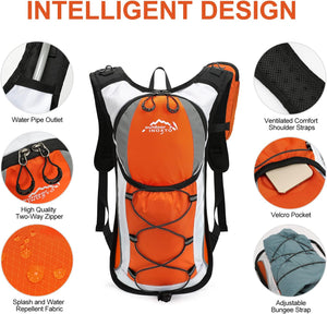 INOXTO 10 Hydration Pack Backpack, Lightweight Water Backpack - OUTDOOR INOXTO