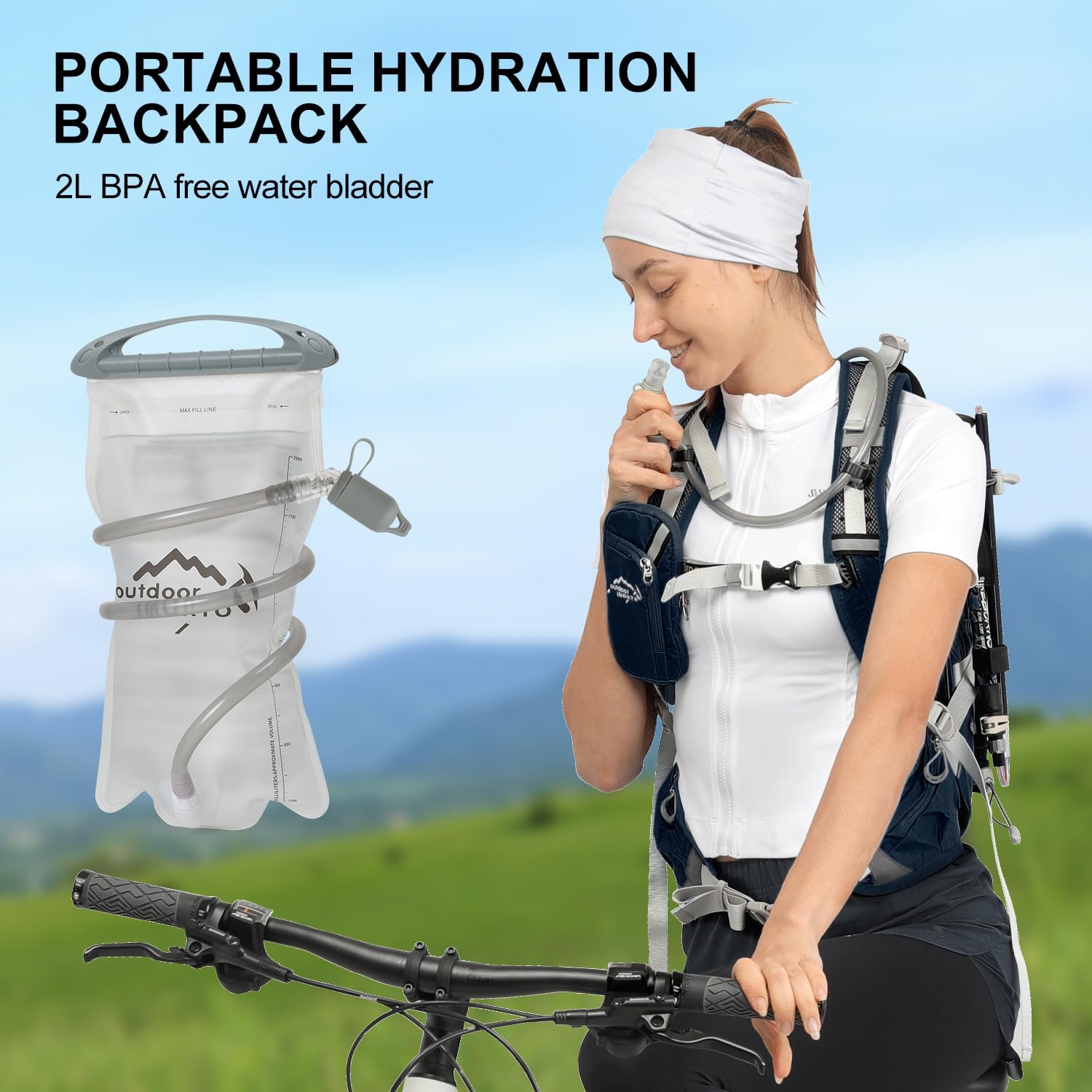 Hunting backpack with water bladder best sale