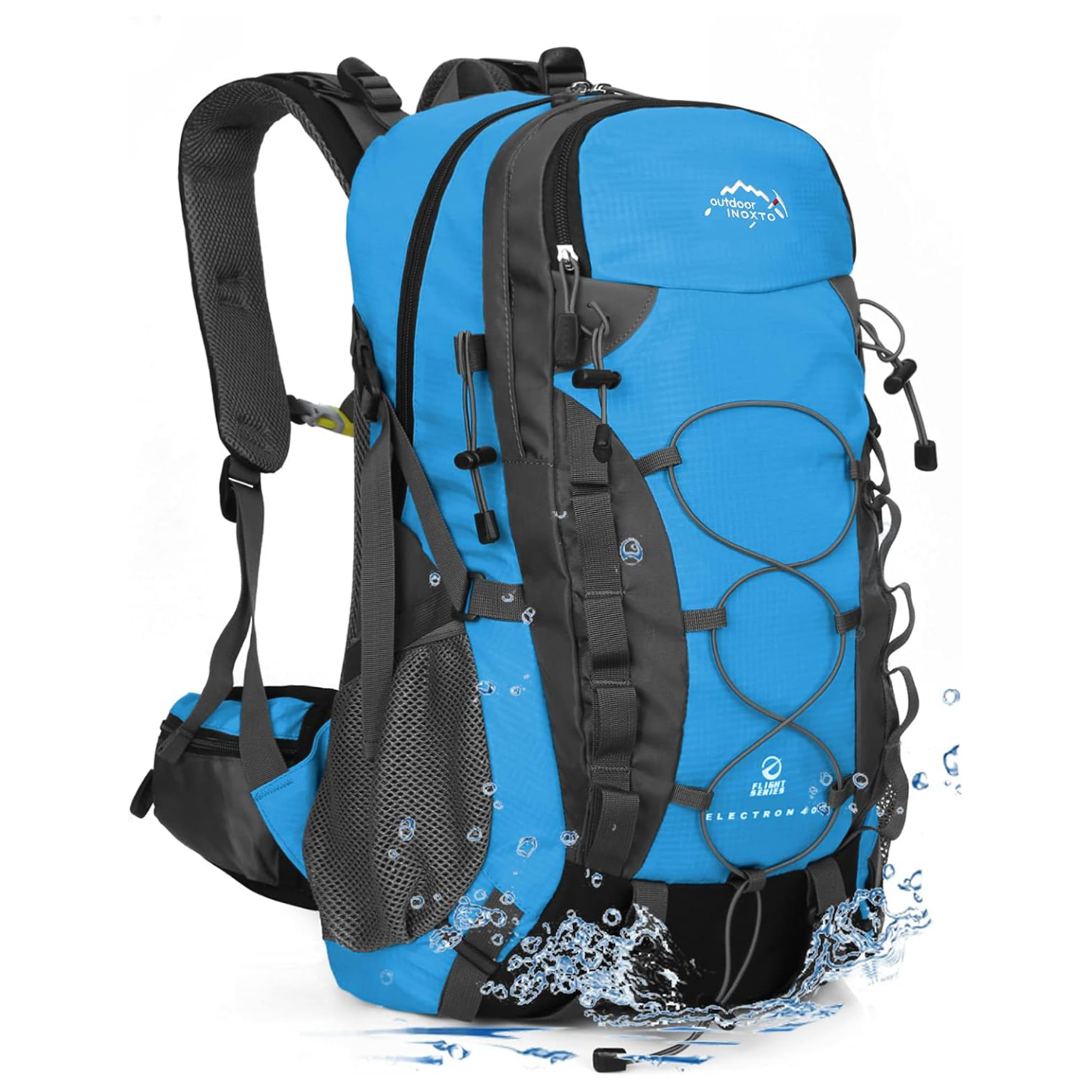 INOXTO Lightweight Hiking Backpack, 35L/40L Hiking Daypack with Waterproof Rain Cover for Travel Camping Outdoor Men and Women INOXTO Lightweight Hiking Backpack, 35L/40L Hiking Daypack with Waterproof Rain Cover for Travel Camping Outdoor Men and Women