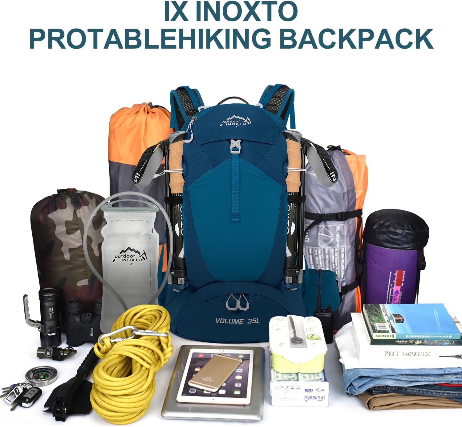 INOXTO 35L Mountaineering Backpack - OUTDOOR INOXTO