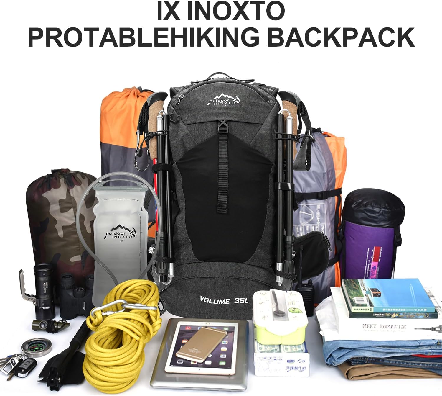 INOXTO 35L Mountaineering Backpack - OUTDOOR INOXTO