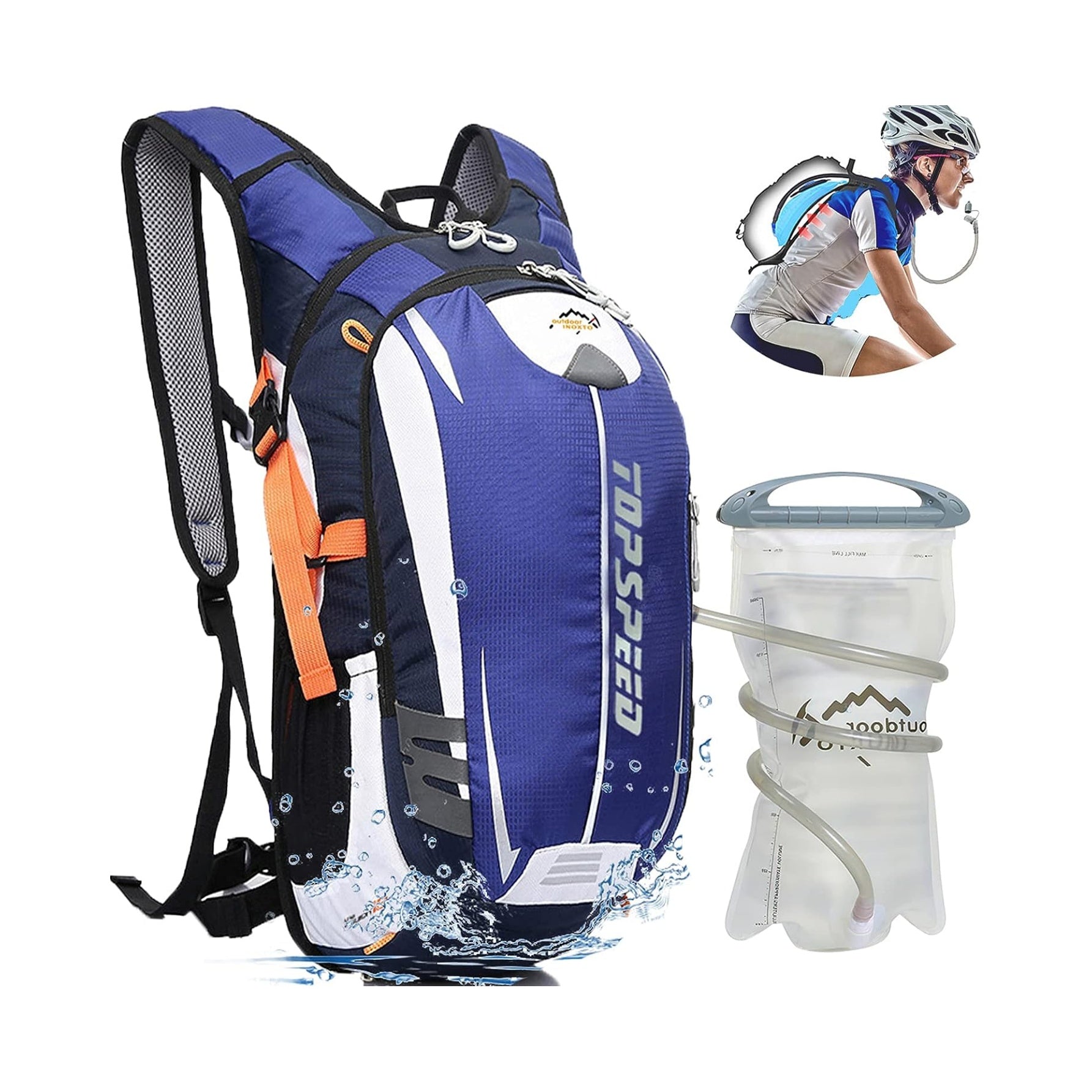 INOXTO Hydration  Backpack for Outdoor Trail Marathon Race Cycling Camping - OUTDOOR INOXTO