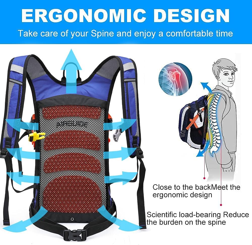 Running Isulation Thermal Insulation Hydration REINOS 2L Hydration Backpack With Thermal ...