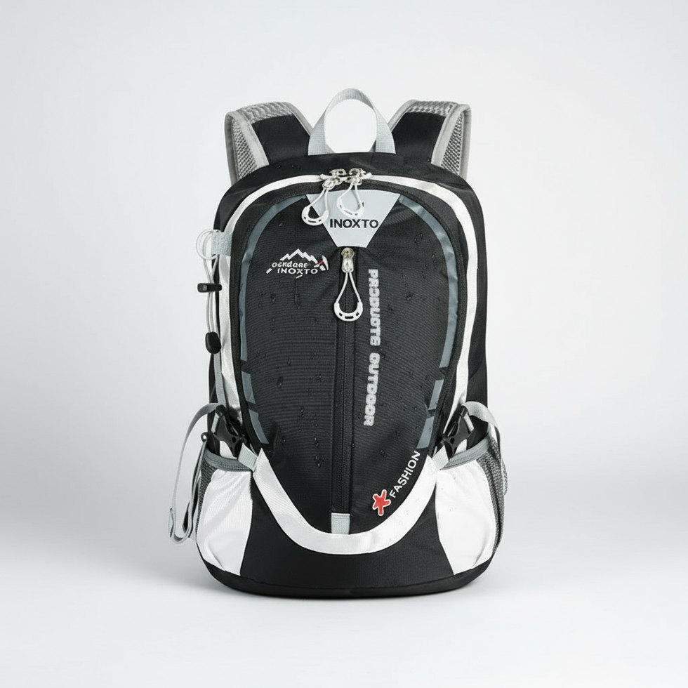 Zipped front storage and exterior gear retention