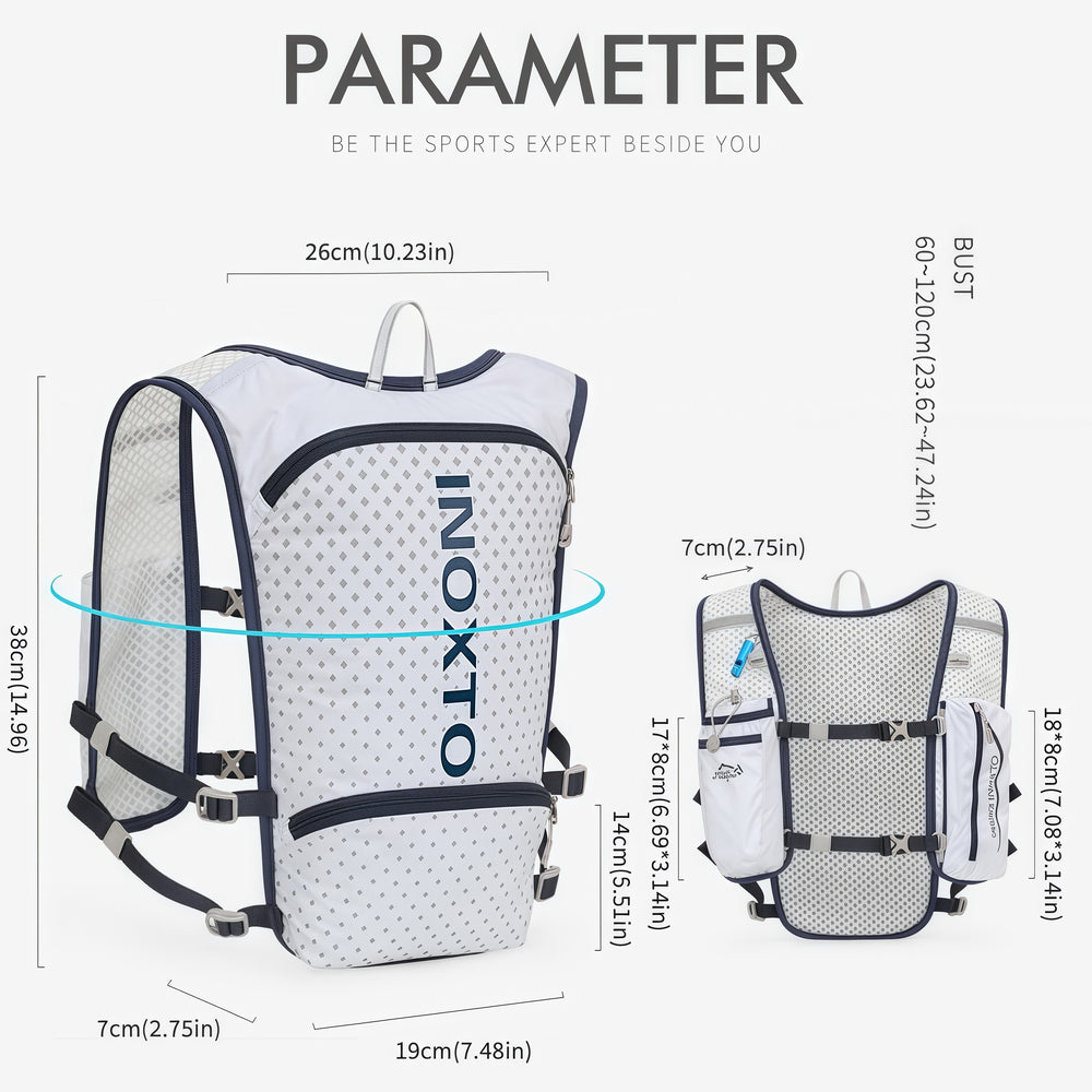 Vest dimensions, chest fit and front pocket dimensions
