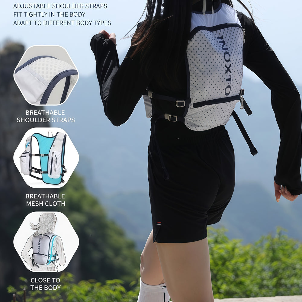 Adjustable shoulder and chest strap fit