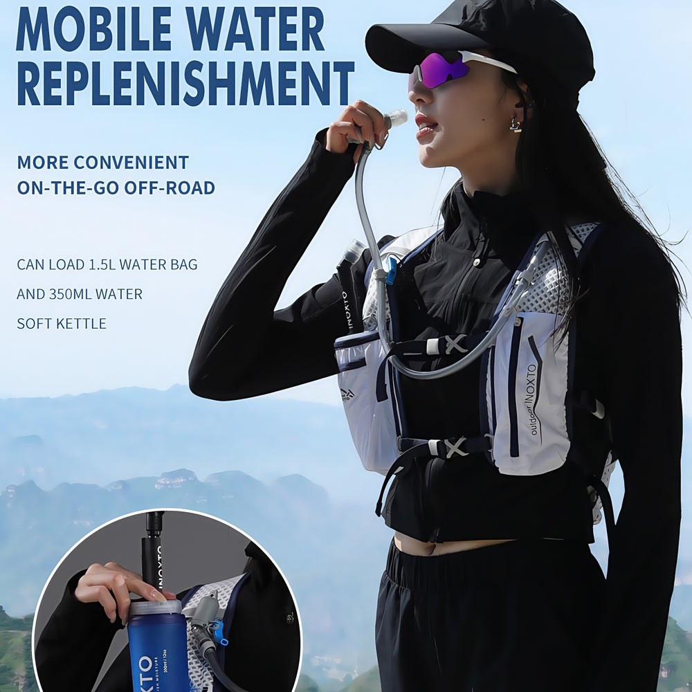 Compatible with a 1.5 litre reservoir and 350 ml soft flask