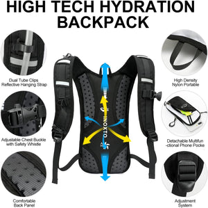 INOXTO 10 Hydration Pack Backpack, Lightweight Water Backpack - OUTDOOR INOXTO