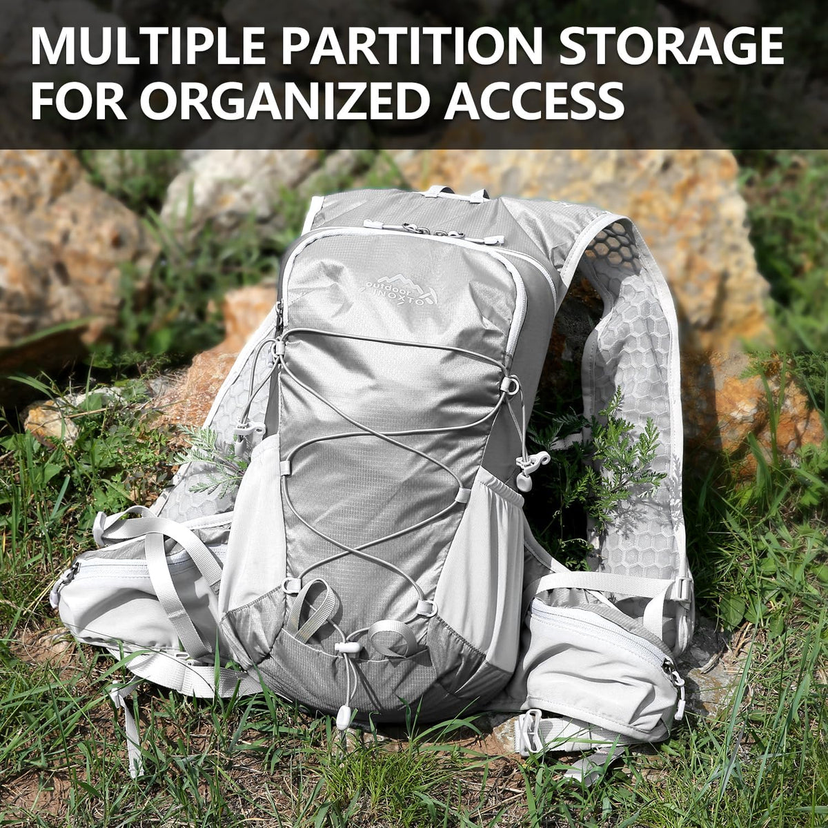 Rear storage, side stretch pockets and zipped waist pockets