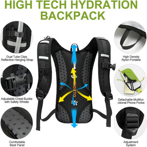 INOXTO 10 Hydration Pack Backpack, Lightweight Water Backpack - OUTDOOR INOXTO