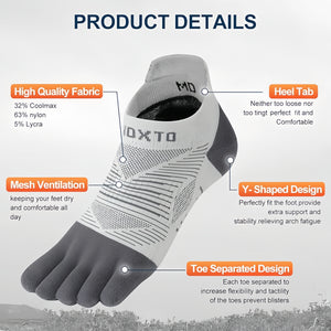 INOXTO Running Toe Socks-4 Pairs COOLMAX® - OUTDOOR INOXTO