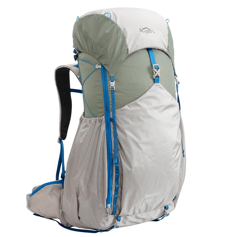 55L Hiking Backpack Green