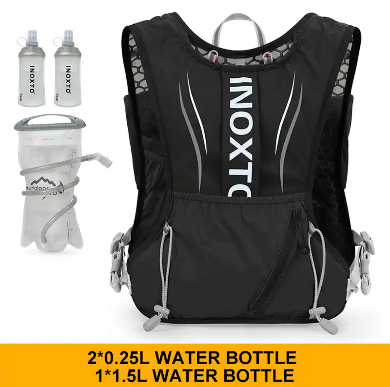 INOXTO  Running Hydration Vest for Men Women - OUTDOOR INOXTO