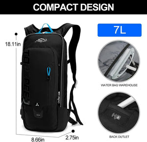 INOXTO Lightweight Hydration Pack Backpack for Outdoor Trail Marathon Race Cycling Camping Hiking - OUTDOOR INOXTO