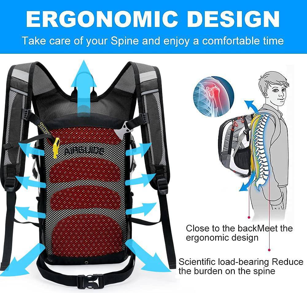 25L Hydration Backpack with 2L BPA Free Bladder, hot Large-capacity