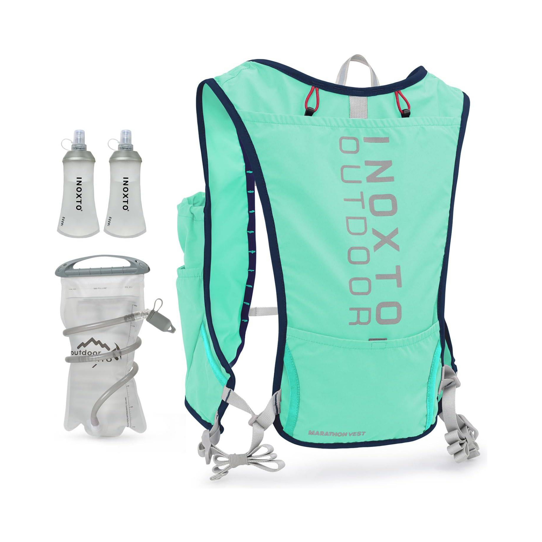 INOXTO Running Hydration Vest Backpack - OUTDOOR INOXTO