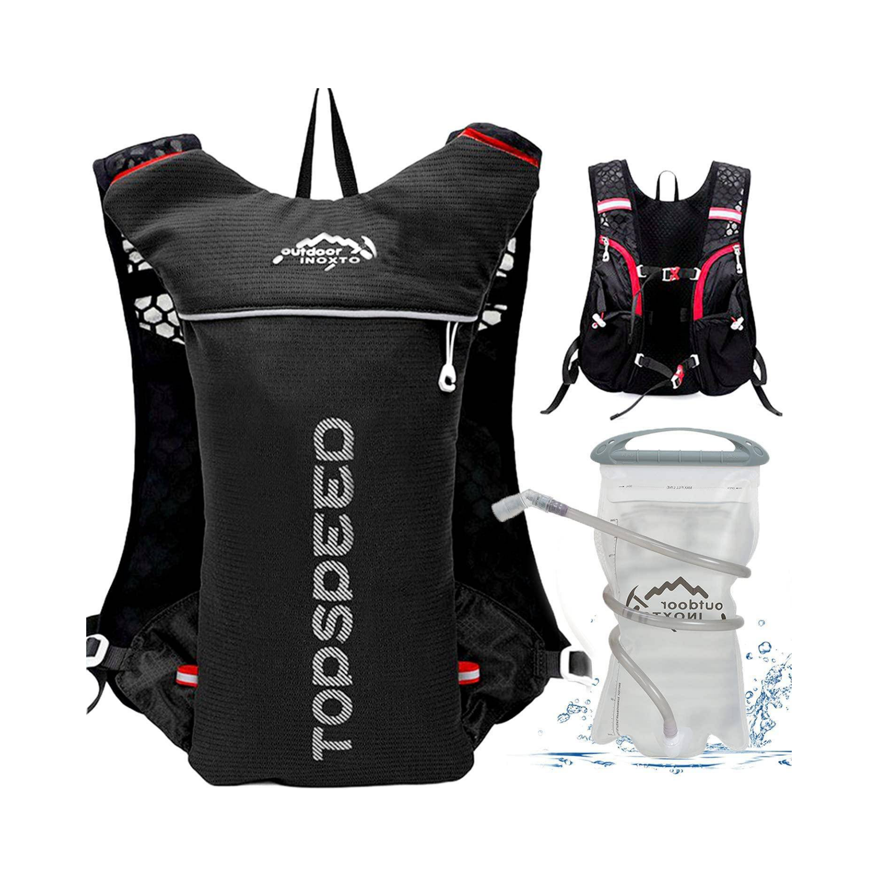 INOXTO Running Hydration Vest Backpack - OUTDOOR INOXTO