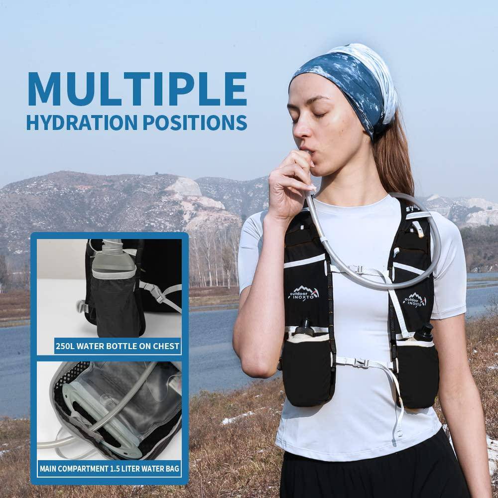  INOXTO Running Hydration Vest for Men Women - OUTDOOR INOXTO