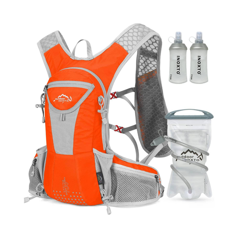 INOXTO 12 Hydration Pack Backpack for Outdoor Trail Marathon Race