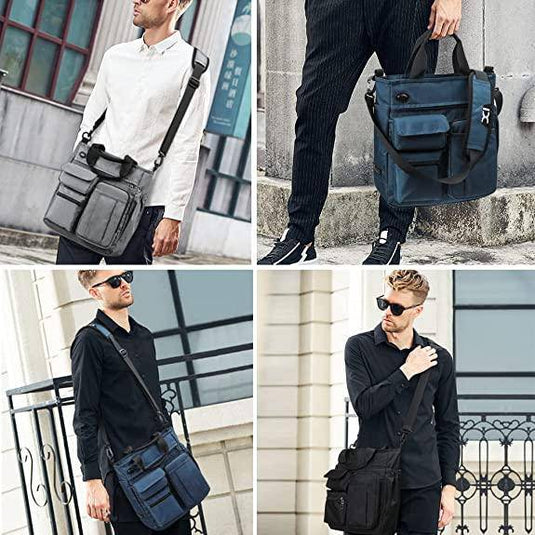 Sling Bag Shoulder Bag Crossbody Bag New Men's Fashion Shoulder Bag Casual Outdoor Vintage Multifunctional Storage Bag for Business for Travel Leather