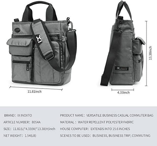 Cheap Men's Messenger Bag Leather Crossbody Bag Waterproof Shoulder Bag  Multifunction Handbag Classic Work Business Bag