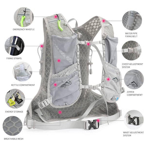 INOXTO Running Hydration Vest for Men Women Marathon Race Hiking Backpack - OUTDOOR INOXTO