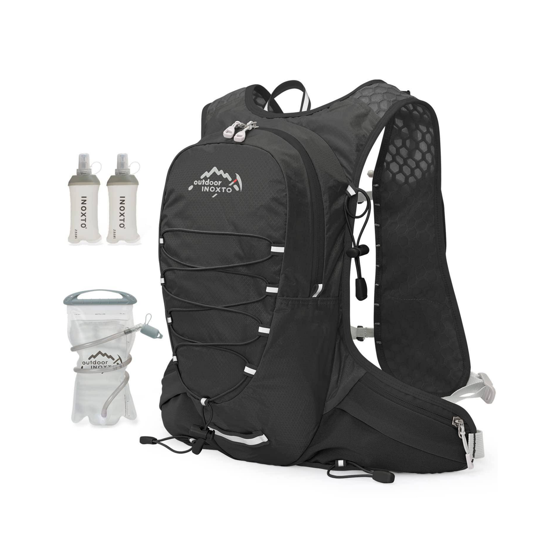 INOXTO Running Hydration Vest for Men Women Marathon Race Hiking Backpack - OUTDOOR INOXTO