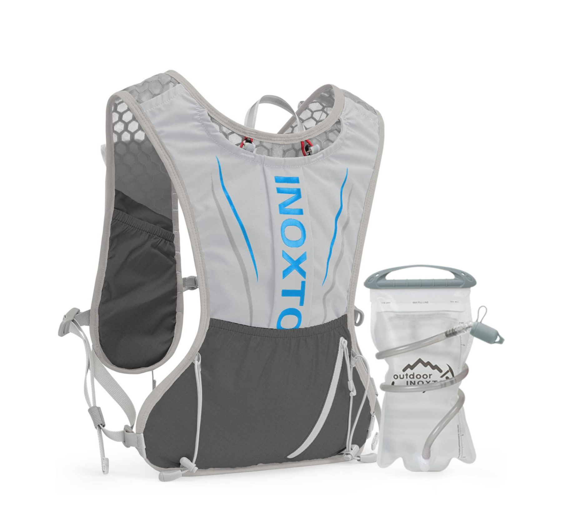 INOXTO Running Hydration Vest for Men Women - OUTDOOR INOXTO