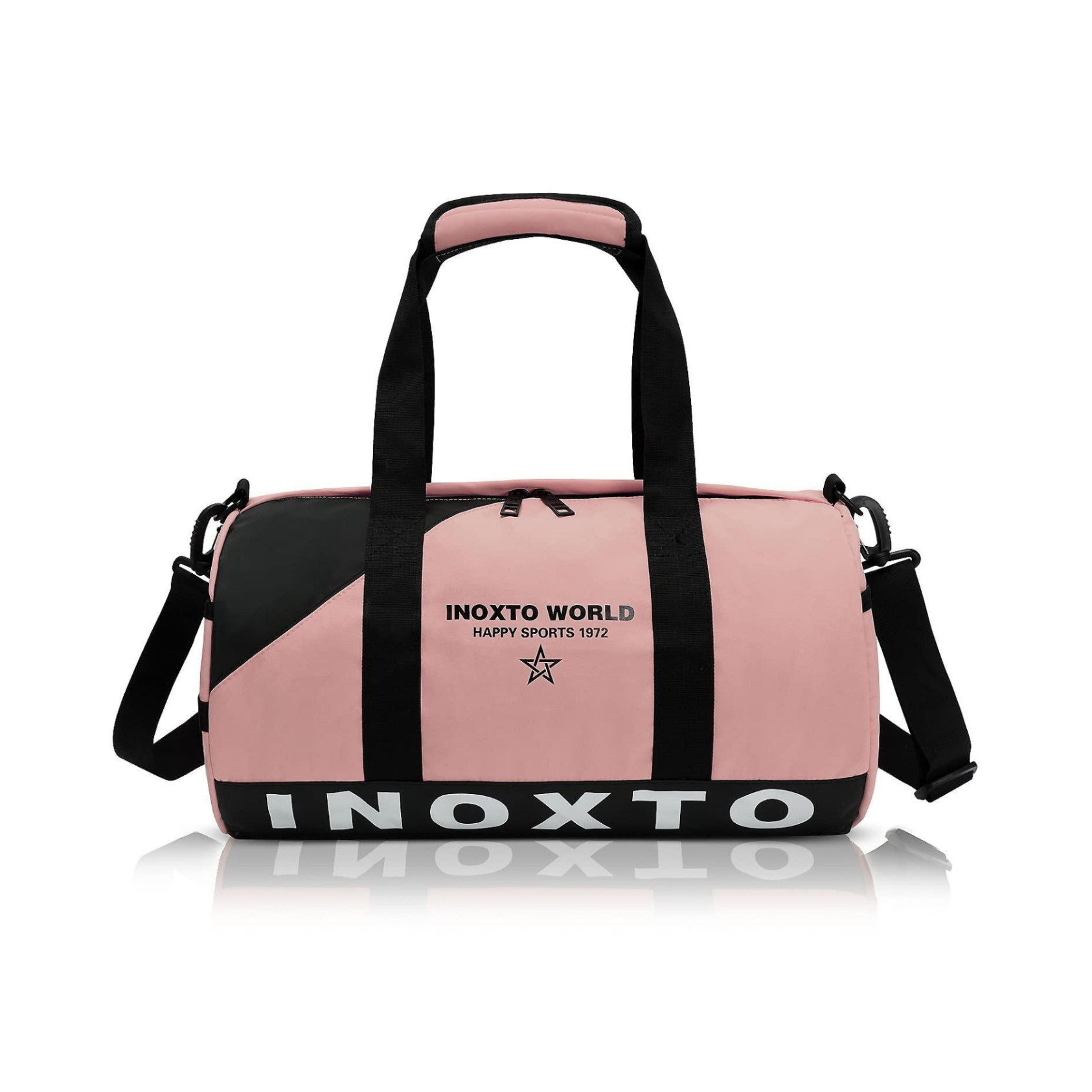 Pink brand gym bag best sale