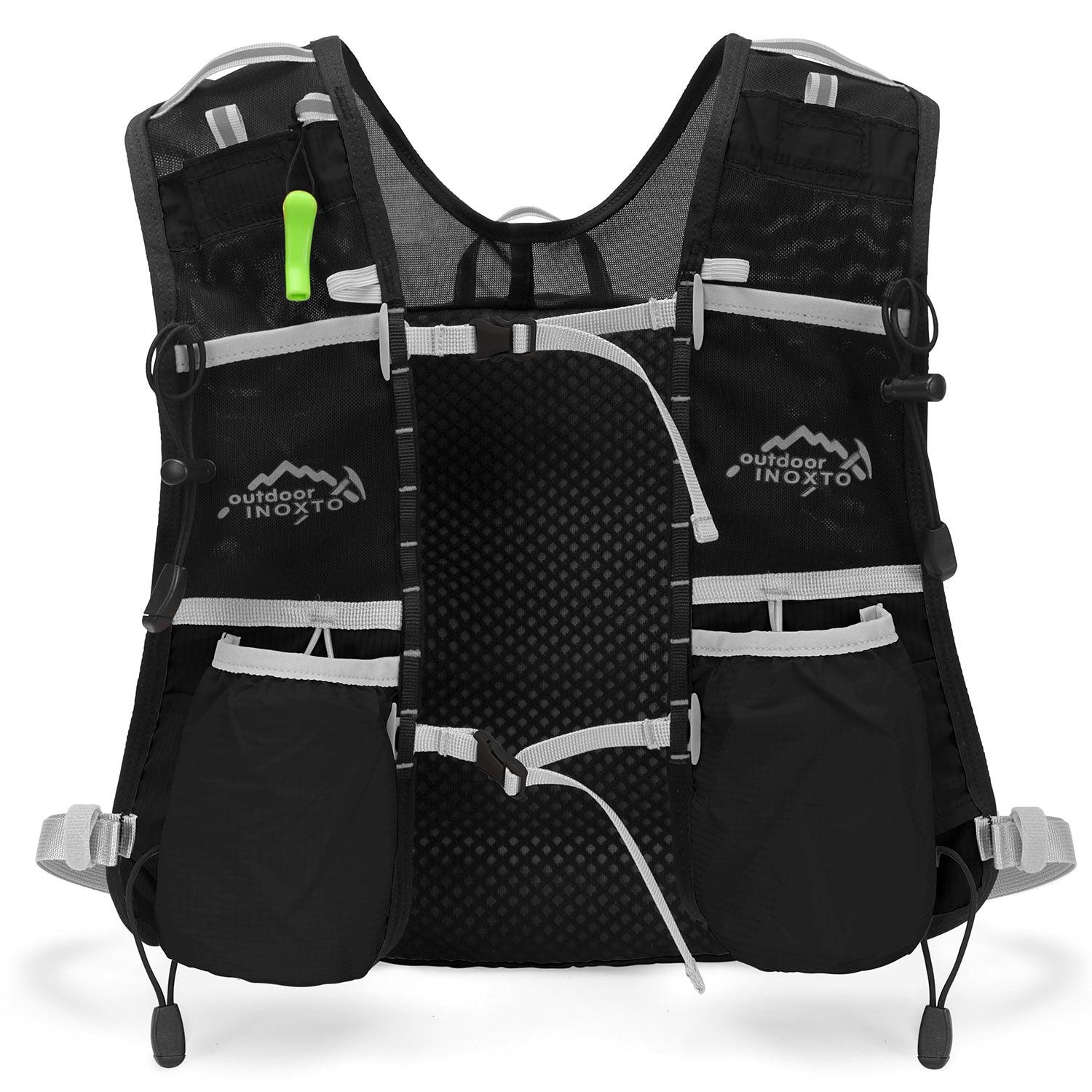  INOXTO Running Hydration Vest for Men Women Water Backpack for Running 3L Running Hydration Pack for Trail Running Marathon Race Hiking - INOXTO Outdoor